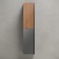 Пенал Sancos Delta 35 см подвесной дуб красный/графит - фото 3