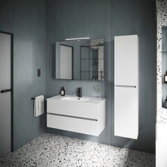 Пенал Sancos Urban 35 см подвесной белый - фото 4