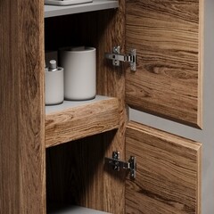 Пенал Sancos Libra 35 см подвесной дуб чарльстон - фото 5