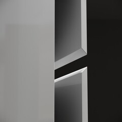 Пенал Sancos Libra 35 см подвесной белый - фото 7