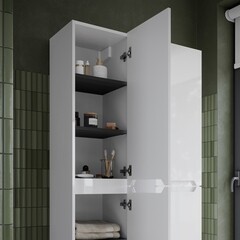 Пенал Sancos Norma 2.0 35 см подвесной белый - фото 4