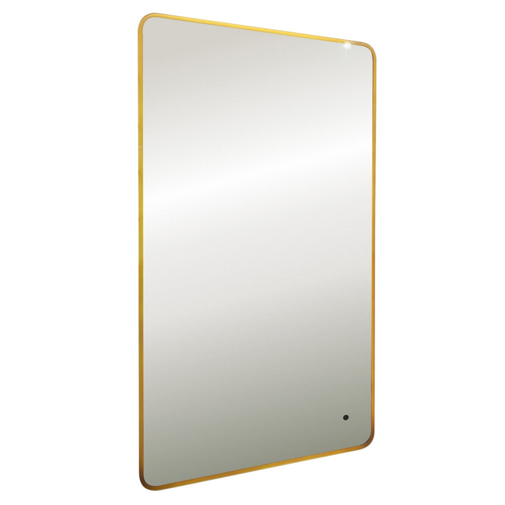 Изображение товара Зеркало с подсветкой 60х100 см в раме золото Abber See AG6112SCG