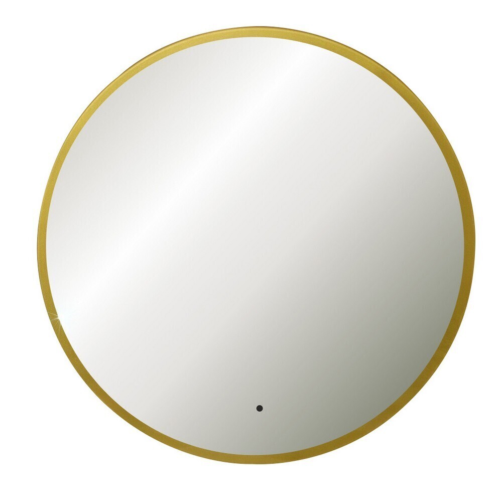 

Зеркало с подсветкой круглое 77 см в раме золотой бесконтактный сенсор Abber Mond (AG6204SCG-0.77), Золото