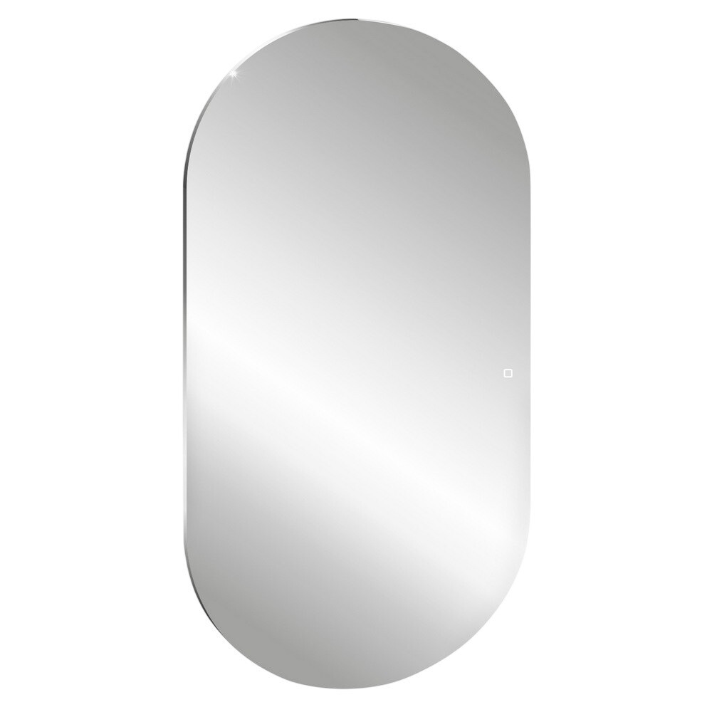 

Зеркало с подсветкой овальное 55х105 см с сенсорным включением Abber Kontur (AG6302S), Бесцветный