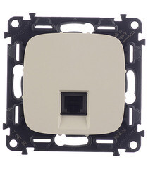 Изображение товара Розетка телефонная Legrand Valena Allure встраиваемая слоновая кость RJ11 (753838)