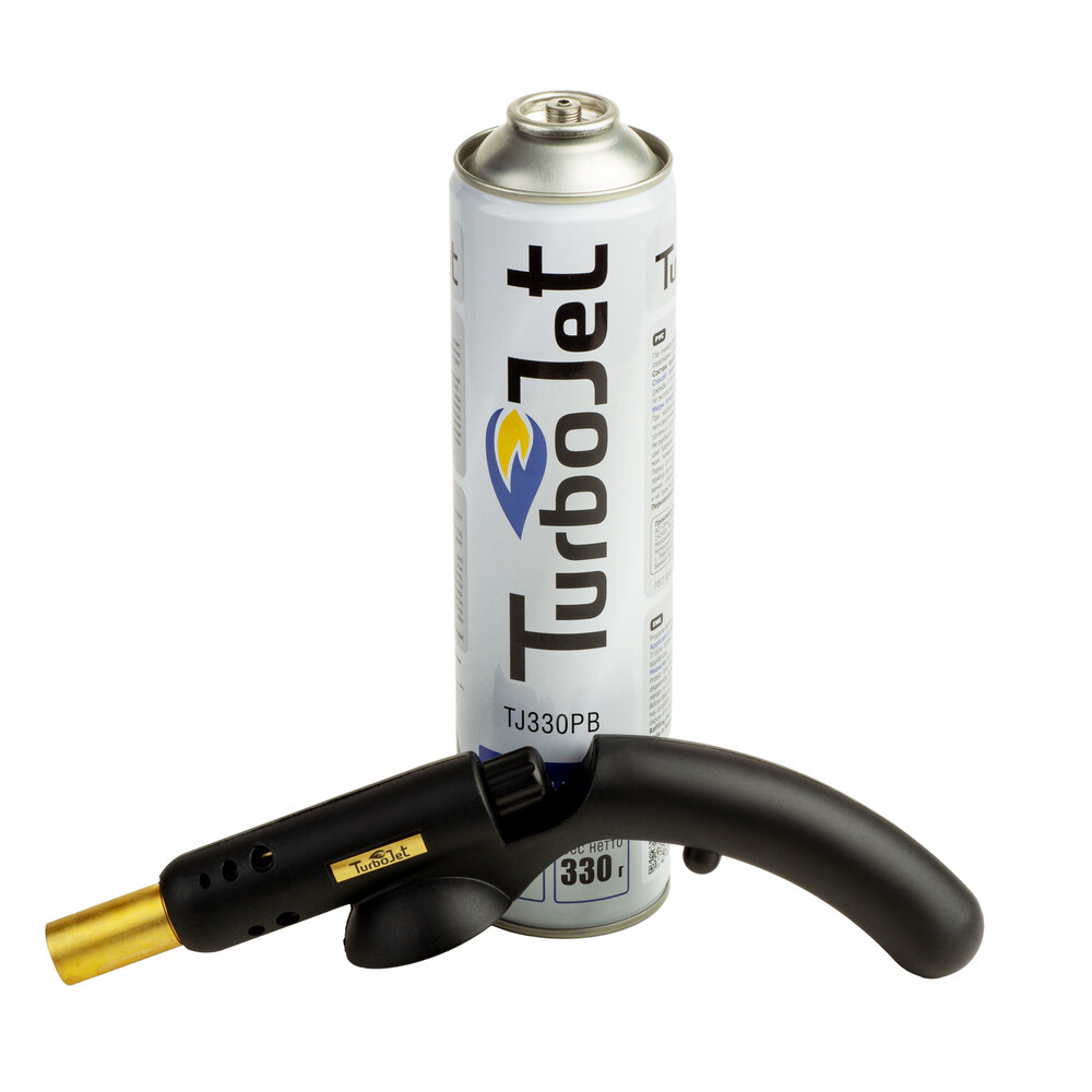 

Горелка с газовым баллоном Turbojet TJ433-PB с пьезоподжигом и регулятором