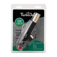 Горелка для газовых баллонов Turbojet TJ900-PB с пьезоподжигом - фото 2
