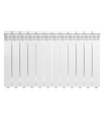 Радиатор алюминиевый Global Iseo 500 мм 12 секций 1" боковое подключение белый - фото 3