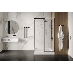 Поддон Abber акриловый 90х90х13 мм квадрат белый низкий (AD3D090) - фото 3