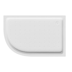 Изображение товара Поддон Abber акриловый 90х120х13 мм асимметрия белый низкий (AD3E120 R)