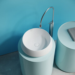 Раковина Ceramicanova Maya 40 см накладная белая матовая (CN12004MW) - фото 4