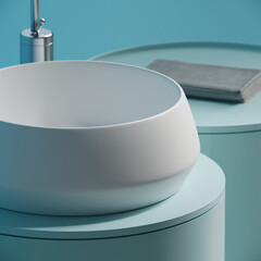 Раковина Ceramicanova Maya 40 см накладная белая матовая (CN12004MW) - фото 3