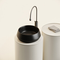 Раковина Ceramicanova Maya 40 см накладная черная матовая (CN12004MB) - фото 8