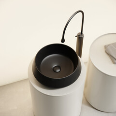 Раковина Ceramicanova Maya 40 см накладная черная матовая (CN12004MB) - фото 4