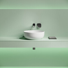 Раковина Ceramicanova Taycan 38 см накладная белая (CN12003) - фото 4