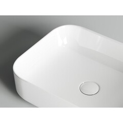 Раковина Ceramicanova Element 50 см накладная белая (CN6011) - фото 4