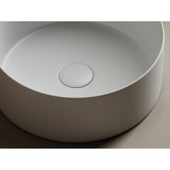 Раковина Ceramicanova Element 36 см накладная белая матовая (CN6032MW) - фото 5