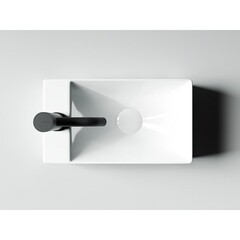 Раковина Ceramicanova Element 38 см накладная белая (CN5008) - фото 6