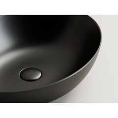 Раковина Ceramicanova Element 52 см накладная черная матовая (CN6017MB) - фото 2