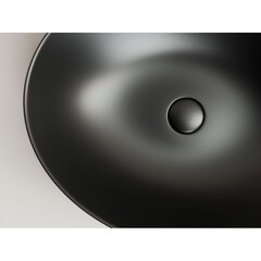 Раковина Ceramicanova Element 52 см накладная черная матовая (CN6017MB) - фото 3