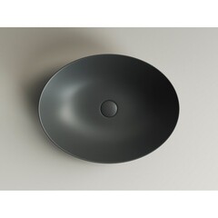 Раковина Ceramicanova Element 52 см накладная темный антрацит матовый (CN6017MDH) - фото 4