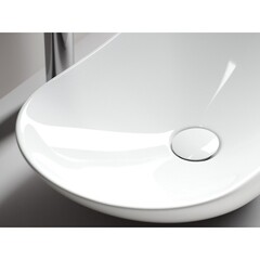 Раковина Ceramicanova Element 62 см накладная белая (CN6015) - фото 7