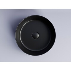 Раковина Ceramicanova Element 36 см накладная черная матовая (CN6032MB) - фото 8