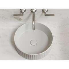 Раковина Ceramicanova Element 36 см накладная серая матовая (CN6057MSG) - фото 5