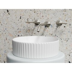 Раковина Ceramicanova Element 36 см накладная белая матовая (CN6057MW) - фото 6