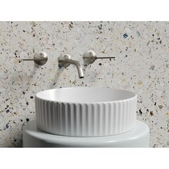 Раковина Ceramicanova Element 36 см накладная белая матовая (CN6057MW) - фото 3