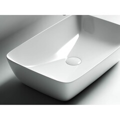 Раковина Ceramicanova Form 58 см накладная белая (CN2003) - фото 7