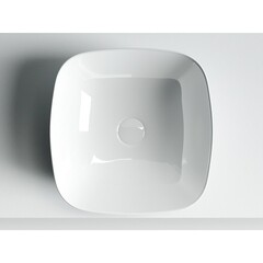 Раковина Ceramicanova Element 40 см накладная белая (CN5006) - фото 5