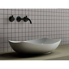 Раковина Ceramicanova Element 56 см накладная белая (CN5016) - фото 5