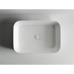 Раковина Ceramicanova Element 60 см накладная белая (CN5004) - фото 3