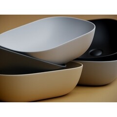 Раковина Ceramicanova Element 46 см накладная черная матовая (CN6009MB) - фото 2