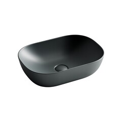 Изображение товара Раковина Ceramicanova Element 46 см накладная темный антрацит матовый (CN6009MDH)