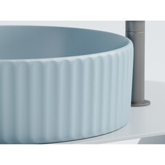 Раковина Ceramicanova Element 36 см накладная голубая матовая (CN6057ML) - фото 8