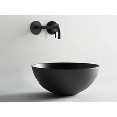 Раковина Ceramicanova Element 36 см накладная черная матовая (CN6004) - фото 6