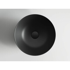Раковина Ceramicanova Element 36 см накладная черная матовая (CN6004) - фото 2