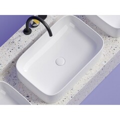 Раковина Ceramicanova Element 61 см накладная белая (CN6053) - фото 8