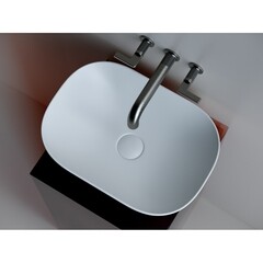 Раковина Ceramicanova Element 46 см накладная белая матовая (CN6009MW) - фото 10