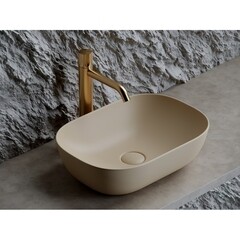 Раковина Ceramicanova Element 46 см накладная капучино (CN6009MC) - фото 10