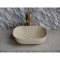 Раковина Ceramicanova Element 46 см накладная капучино (CN6009MC) - фото 9