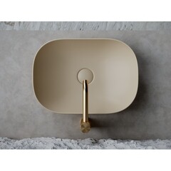 Раковина Ceramicanova Element 46 см накладная капучино (CN6009MC) - фото 5