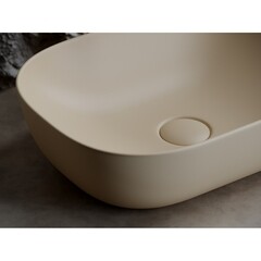 Раковина Ceramicanova Element 46 см накладная капучино (CN6009MC) - фото 4