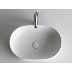 Раковина Ceramicanova Element 60 см накладная белая (CN6047) - фото 4