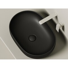 Раковина Ceramicanova Element 60 см накладная черная матовая (CN6047MB) - фото 9