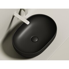 Раковина Ceramicanova Element 60 см накладная черная матовая (CN6047MB) - фото 2