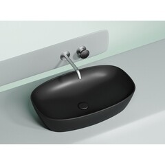 Раковина Ceramicanova Element 60 см накладная черная матовая (CN6049MB) - фото 9