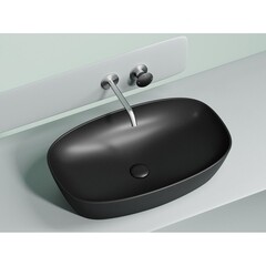 Раковина Ceramicanova Element 60 см накладная черная матовая (CN6049MB) - фото 7